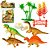 Brinquedo Infantil Conjunto Dino 4 peças mais 6 Acessórios - Imagem 1