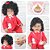 Boneca Com Acessórios Bebê Reborn Silicone Negra Baby - Imagem 2