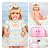 Bebê Reborn Boneca Princesa Corpo de Silicone e Acessórios - Imagem 1