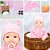 Boneca Bebê Reborn Silicone Tatá Menina Pagão Roupinha Rosa - Imagem 3