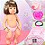 Boneca Bebê Reborn Silicone Pode da banho 100% Silicone - Imagem 6