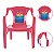 Mini Poltrona Infantil Rosa Cadeira De Plastico Resistente - Imagem 1
