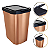 Lixeira Rose Cesto 9 Litros Com Tampa Click Label - Imagem 1
