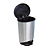 Lixeira Com Tampa E Pedal 10 Litros Inox Primeira Moagem - Imagem 3