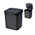 Lixeira De Pia Preta Com Tampa 5 Litros - Imagem 2