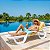 Espreguiçadeira Pitangui Branca para Piscina Área Externa Reclinável Confortável Plástico Resistente - Imagem 7
