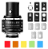 KIT SNOOT EFEITOS ESPECIAIS P/ FLASH MONTAGEM BOWENS - 16 EFEITOS ESPECIAIS - Imagem 1