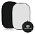 FUNDO INFINITO PORTATIL DUPLA FACE - DOBRAVEL - BRANCO/PRETO - 1,50X2,00MT - Imagem 1