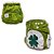 Fralda de Pano Ecológica AURORINHA SUSTENTÁVEL Pocket Minky URSINHOS COLORIDOS Tamanho Único 4kg/18kg (VERDE) - Imagem 1