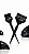Kit Black Diamonds Com 4 Pincel para mechas Live The Colors - Imagem 2