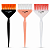 Kit Perfect Colors 3 pincéis para mechas - Imagem 1