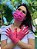 Luva de LÁTEX PINK CLASSICO com pó Unigloves com 100 Unid - Imagem 6