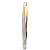 PINÇA SILVER GOLD DIAGONAL Enox 1701 - Imagem 1