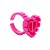 Anel Batoque Rosa CORAÇÃO 50 Unid. - Imagem 1