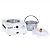 TERMOCERA / AQUECEDOR LUXURY (COM REFIL) BRANCO- MEGA BELL - Imagem 1