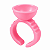 Anel Batoque Rosa com 50 Unid. - Imagem 2