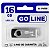 PENDRIVE GO LINE USB 2.0 PRETO - Imagem 1