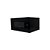 RACK PADRAO 19 5U X 350 PRETO VISOR DE ACRILICO 475 GFORCE - Imagem 1