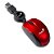 MOUSE COM FIO Genius Micro Traveler V2 Vermelho (USB / 1000 DPI / 3 Botoes / Cabo retratil 0,86m) - Genius - Imagem 1