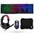 KIT COMBO GAMER CJ01 NIGHTMARE - TECLADO/MOUSE/HEADSET/MOUSEPAD - CLANM - Imagem 1