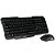 KIT TECLADO E MOUSE SEM FIO K-W10 BK C3TECH - Imagem 1