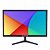MONITOR 21,5" PRETO LED BM22K2HVW BLUECASE  - 75HZ / WIDESCREEN 16:9 / FULL HD / HDMI / VGA / VESA - Imagem 2