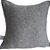 Capa Decorativa p/ Almofada Jacquard 43x43 Cinza Liso - Imagem 1