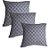 Capa Decorativa p/ Almofada Jacquard 60x60cm Geométrico Cinza - Imagem 2