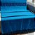 Manta Decorativa Tear tam. Casal Azul Royal Lisa - Imagem 3