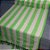 Manta Decorativa Tear tam. Solteiro Listra Verde / Cru - Imagem 2