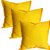 Capa Oxford Liso Decorativa p/ Almofada 43x43cm Amarela com Abas - Imagem 2