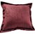 Capa Suede Amassado Liso Decorativa p/ Almofada 43x43cm Bordô com Abas - Imagem 1