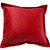 Capa Suede Amassado Liso Decorativa p/ Almofada 43x43cm Vermelha com Abas - Imagem 1