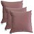 Capa Suede Decorativa p/ Almofada 43x43cm Line Rosê - Imagem 2