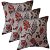 Capa Decorativa Jacquard  43x43 Gobeline  Floral Outono - Imagem 2