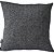 Capa Decorativa Jacquard  43x43 Naturale Cinza Mescla Preta - Imagem 1