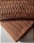 Xale decorativo para Sofá,  Favo Luxo cor Caramelo - Imagem 1