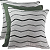 Kit de Almofadas Geométrico Cinza Wave Premium 43x43 cm - Imagem 1
