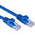 Cabo de Rede patch cord 1,5m CAT 6 azul - Imagem 2