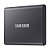SSD Externo Samsung 1TB, T7 Titan, Leitura 1050MB/s e Gravação 1000MB/s - MU-PC1T0T/WW - Imagem 3