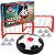 Brinquedo Kit Air Soccer Futebol Disco Flutuante com Traves e LED Soccer Disk +6 anos Maccabi Art - Imagem 1