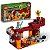 Brinquedo Lego Minecraft A Ponte Flamejante Batalha no Nether Blocos Infantil 372pcs +8 anos - Imagem 1