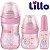 Kit Evolution do Bebê Rosa Antivazamento com 3 Mamadeiras 50ml, 150 ml, 240 ml - Lillo - Imagem 1