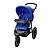 Carrinho de Bebê Passeio 3 Rodas Travel System Reclinável Com Bebê Conforto Fisher Price Expedition Azul - Imagem 1