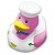 Brinquedo Para Banho Bebê Infantil Pato Patinhos Acima dos 9 Meses Comtac Kids Care - Imagem 3