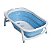 Banheira Dobravel Para Bebê Azul Flexi Bath Menino Bb172 - Imagem 3