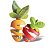Brinquedo Chocalho Mordedor Bebê Infantil Frutas Crowers Carrot e Strawberry Meadow Days Tiny Love - Imagem 2