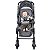 Carrinho de Bebê Passeio Reversivel 3 em 1 Travel System Berço Trip Voyage Cinza Mescla - Imagem 6