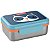 Porta Lanches Infantil Bento Box Azul em Aço Inox Hot e Cold Para 6+ Meses - Fisher Price - Imagem 3