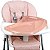 Cadeira de Refeição Infantil Reclinável Papa & Soneca De 6 a 36 Meses Rose Madder Burigotto - Imagem 4